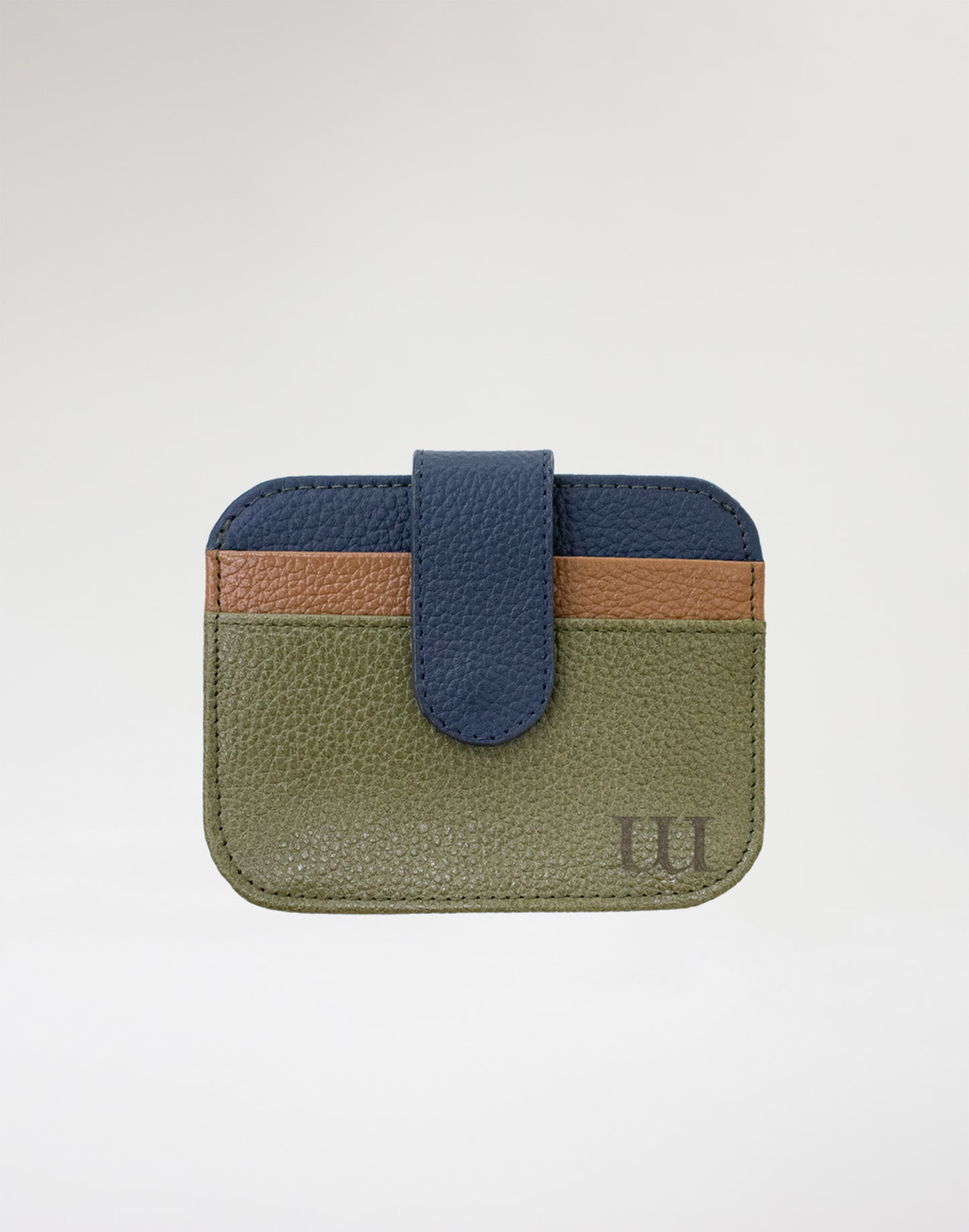 Tarjetero verde-azul